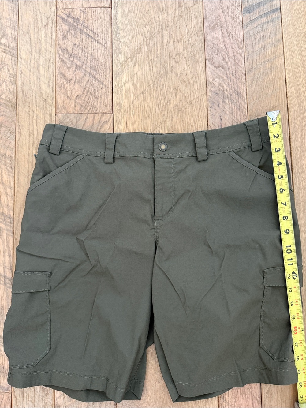 Women's Olive Green Deluth dry on the fly Shorts